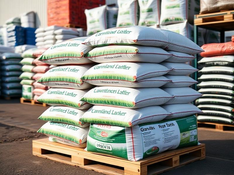 Fertilizer at a supplier yard