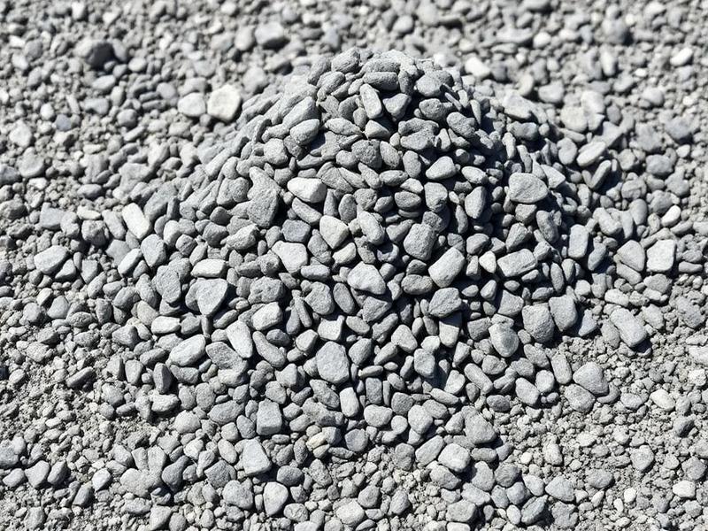Gravel at a supplier yard