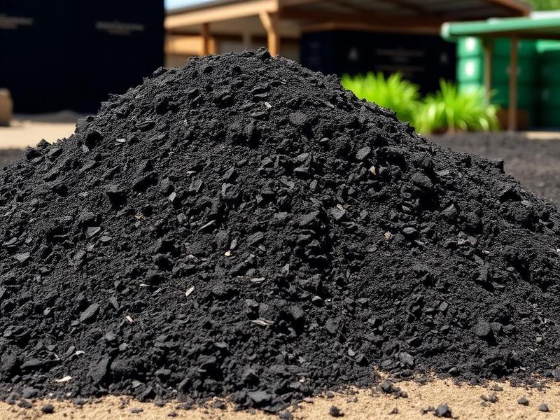 Soil at a supplier yard